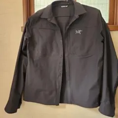 クロニン コットン オーバーシャツ メンズ - Black / Mのサムネイル