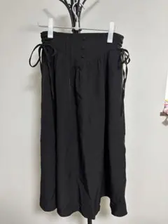 【新品未使用】編み上げ レースアップ フレアスカート