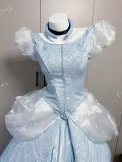 ディズニーシンデレラ プリンセスドレス 高級ハンドメイドコスプレ衣装