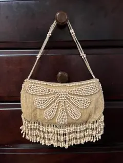 Grace Eastern ビーズ装飾 ハンドバッグ