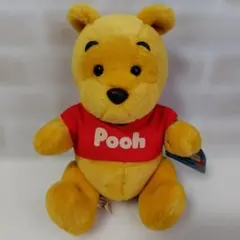 顔手足を動かせるくまのぷーさんぬいぐるみ