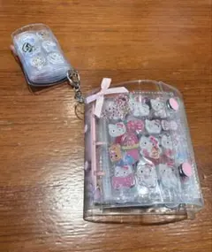 ミニシール帳付きシール帳 A8リフィル10枚分完成品 お裾分け