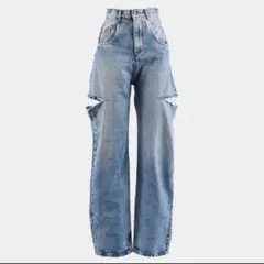 MaisonMargiela スラッシュデニム　カットアウトデニム 36のサムネイル