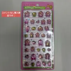 こびとづかん ボンボンドロップシール カクレモモジリ＆スモモノウチ