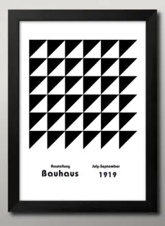 15959■ポスター アート 絵画『バウハウス　BAUHAUS』A3 マット紙