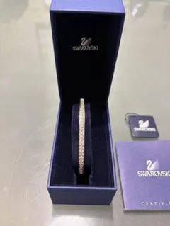 Swarovski バングル シルバー クリスタル