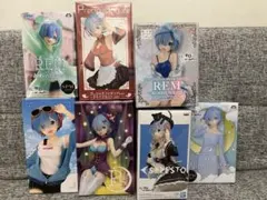 Re:ゼロ レム フィギュア ぬーどるストッパー 7点セット リゼロ