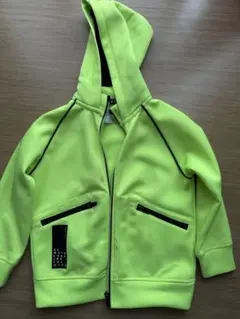 ZARA 蛍光イエロー フード付きジャケット サイズ7