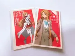 ソードアートオンライン　アスナ　特典　ステッカー