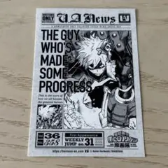 ヒロアカ原画展 特典 ステッカー　爆豪勝己