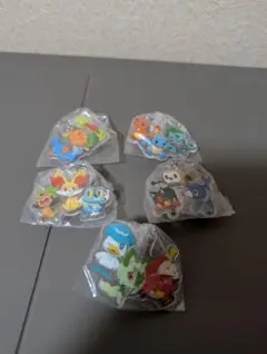 ポケモン 旅立ちの3匹 アクリルスイング 5点セット