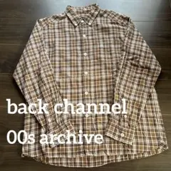 00s archive Back Channel 長袖チェックシャツ M BDのサムネイル