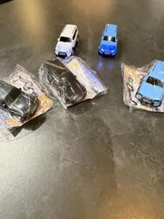 ランクル250ミニカー 3台セット 黒・黒・青