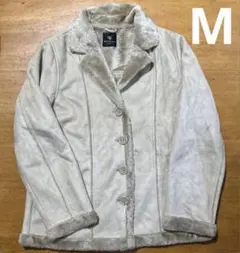 ᗦ↞◃レディース コート M ファー アウター 上着 ジャケット ムートン