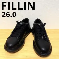 【極美品】FILLIN LUCENT 厚底 スニーカー ブラック 26.0cm