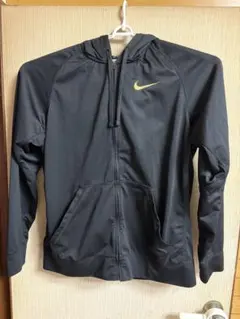 NIKE DRI-FIT フルジップパーカー ブラック ゴールド L ナイキ