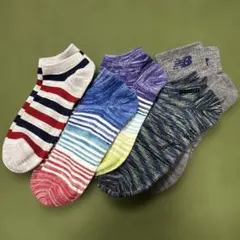 New Balance & Puma 、その他ストライプソックスセット
