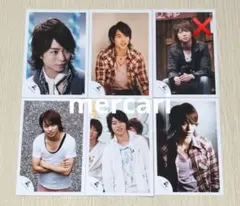 嵐 櫻井翔 公式写真５枚セット＊2005年 One 嵐ロゴ 旧ロゴ