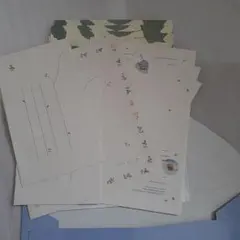 レターセット 花柄・葉柄 5枚入