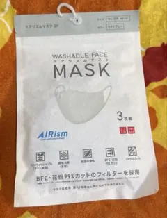 UNIQLO エアリズム マスク Mサイズ ライトグレー