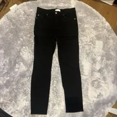 H＆Mブラック スキニーパンツ ハイウエスト