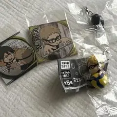 ハイキュー！！ウエハースシール＆めじるしアクセサリー　月島蛍　山口忠　影山