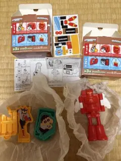 マクドナルドハッピーセットクレヨンしんちゃん アクションスライダー、カンタムロボ