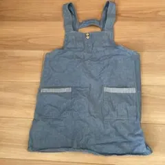 デニムエプロン フロントポケット付き　140