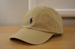 【新品未使用】ポロラルフローレン　キャップ　帽子　ベージュ