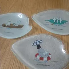 これからの季節 涼し気なガラス小皿 ムーミンシリーズ3つセット