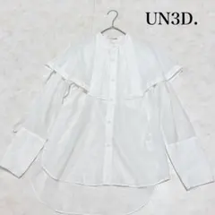 UN3D. トップス クロスベルトショートシャツ ガーデ✴︎羽織【Black