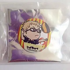 ハイキュー 缶バッジ 月島