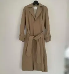 ベージュ トレンチコート ウエストベルト付き