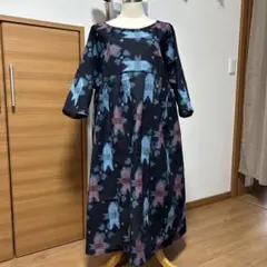 本場大島 純泥染め ロングワンピース 久野 特製 本場大島 純泥染め ロングワンピース 久野 特製 - メルカリ