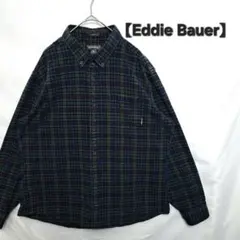 【美品】エディーバウアー　Eddie Bauer ヘビーシャツ　厚手　チェック柄