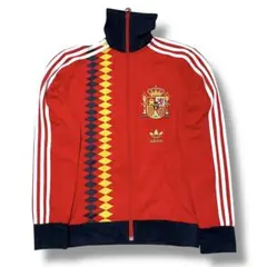 【美品】adidas スペイン代表モデル トラックジャケット　ジャージ　S赤