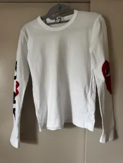 PLAY COMME des GARCONS 長袖カットソー ホワイト Sのサムネイル
