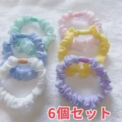ヘアゴム　6本セット　髪ゴム 髪飾り ヘアアクセサリー ヘアゴム