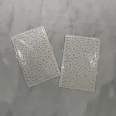 ハート型デザインシール 2枚セット