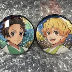 鬼滅の刃 ジャンプフェスタ ジャンフェス 缶バッジ 竈門炭治郎 我妻善逸 ①