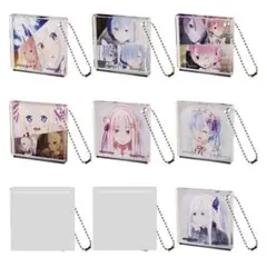 【新品・未開封】一番くじリゼロ　【F賞　アクリッツキーホルダー】　7個セット