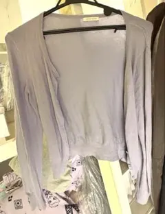 翌日発送！レストローズ　ライトブルー長袖カーディガン Mサイズ