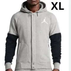 NikeJordanメンズバスケットボールジャケットパーカーグレーブラックXL
