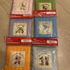 【新品】KIRIN　ディズニー　ふんわりカラビナポーチ6種セット