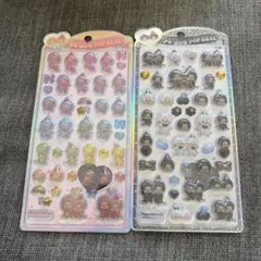 うるちゅるPOP SEAL モンチッチ カラフル モノトーン