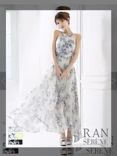 【RAN SERENE】ロング/ドレス/ワンピース/花柄/ウエストカットのサムネイル