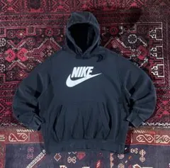 R*1様 NIKE ナイキ プリント プルオーバー パーカー ブラック XL