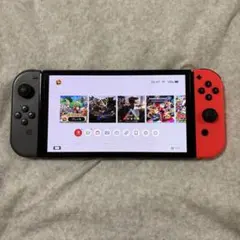 M*a様 Nintendo Switch 有機ELモデル グレー/レッド