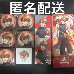 北見優征　にじさんじ　チェキ　チケット　缶バッジ　8th with cake