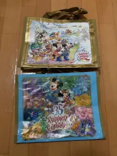 東京ディズニーリゾート35周年ショッピングバッグ　2枚セット